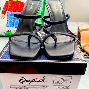 Qupid Womens black heel